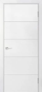 Межкомнатная дверь Смальта-Лайн 03u Белый ral 9003