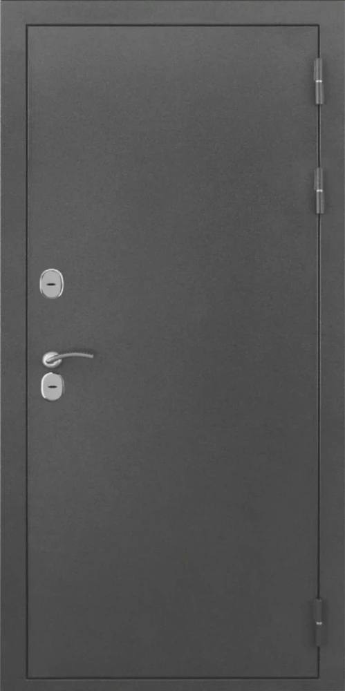 Входная дверь ДвериПРО L-Термо серебро ФЛ-701 (10мм, дуб шоколад) DPRO200262 внешняя сторона