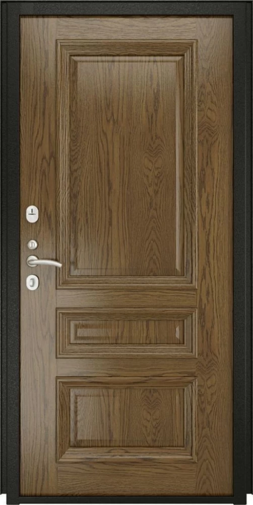Входная дверь ДвериПРО Rosna Фараон-2 (16мм, светлый мореный дуб) DPRO197052 внутренняя сторона